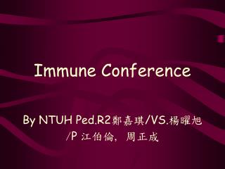 Immune Conference