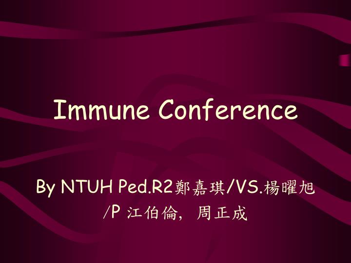 immune conference