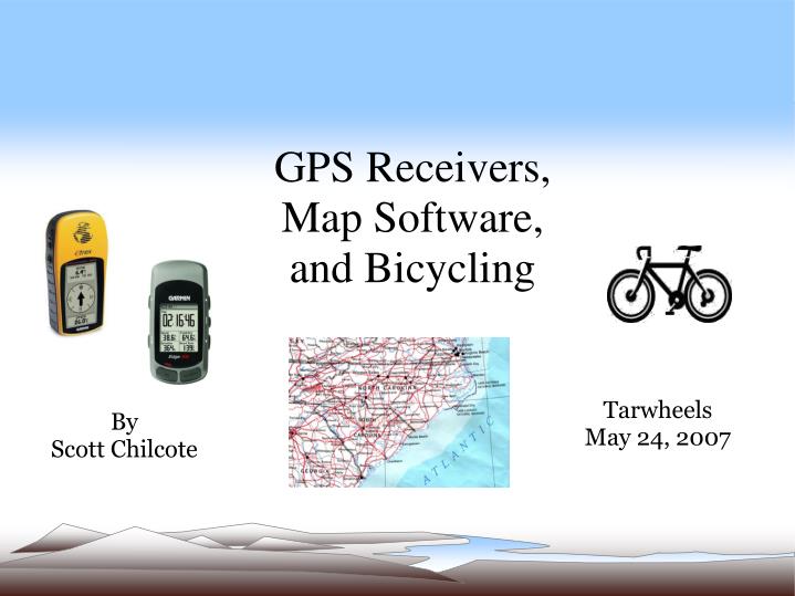gps receivers map software and bicycling