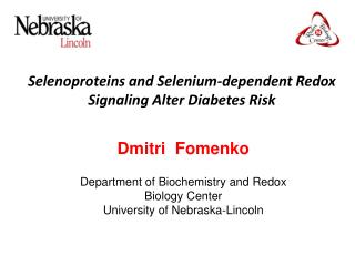 Selenoproteins and Selenium-dependent Redox Signaling Alter Diabetes Risk