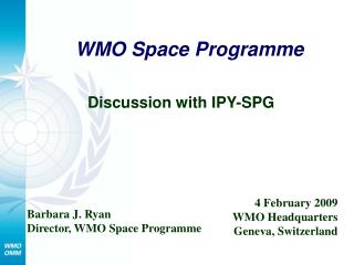 WMO Space Programme