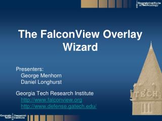 The FalconView Overlay Wizard