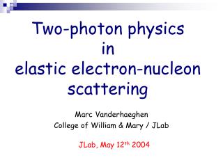 Two-photon physics in elastic electron-nucleon scattering