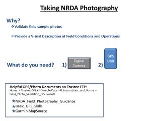 Taking NRDA Photography