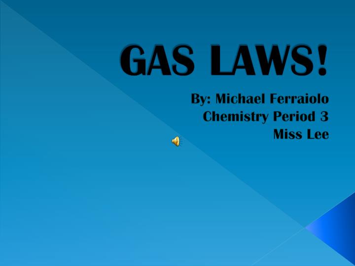 gas laws