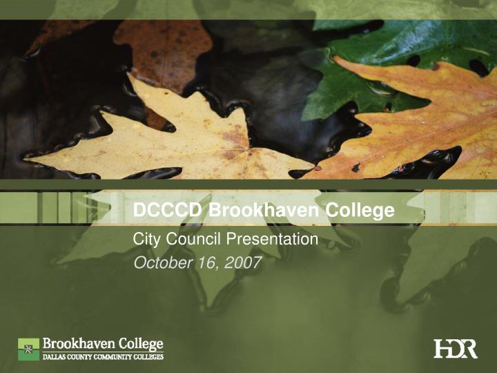dcccd brookhaven college