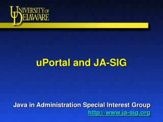 uPortal and JA-SIG