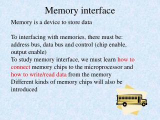 Memory interface