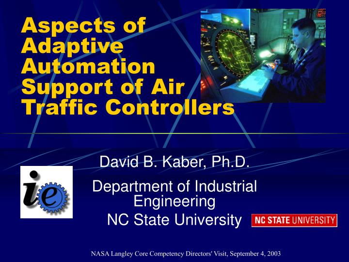 aspects of adaptive automation support of air traffic controllers