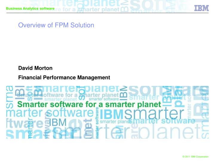 overview of fpm solution