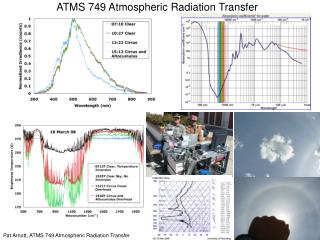 ATMS 749 Atmospheric Radiation Transfer