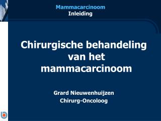 mammacarcinoom inleiding