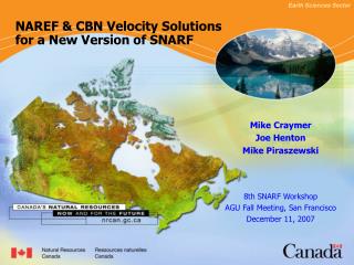 NAREF &amp; CBN Velocity Solutions for a New Version of SNARF