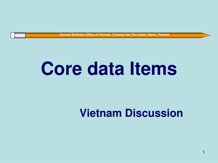 core data items