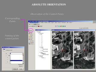 ABSOLUTE ORIENTATION