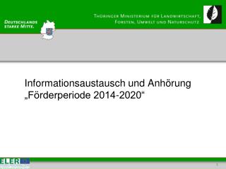 informationsaustausch und anh rung f rderperiode 2014 2020