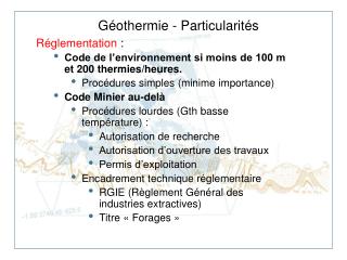 g othermie particularit s