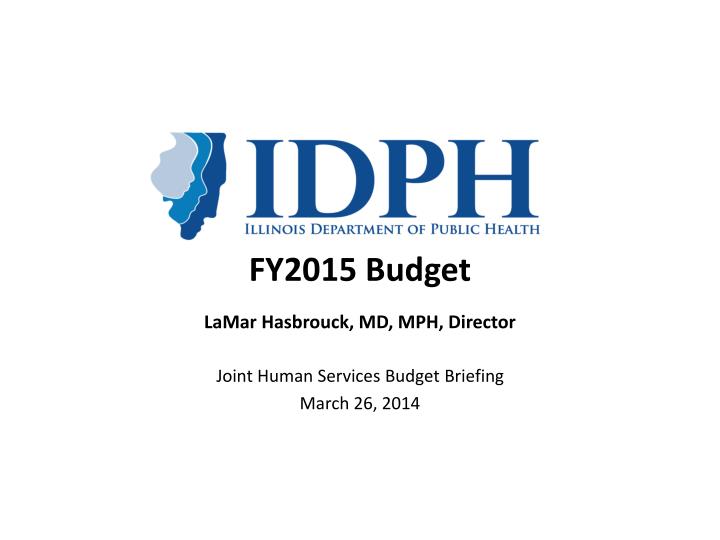 fy2015 budget