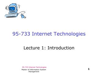 95-733 Internet Technologies