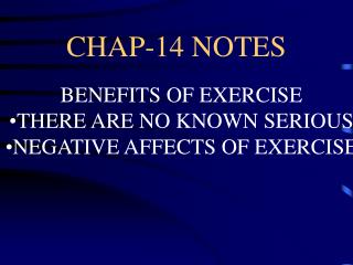 CHAP-14 NOTES