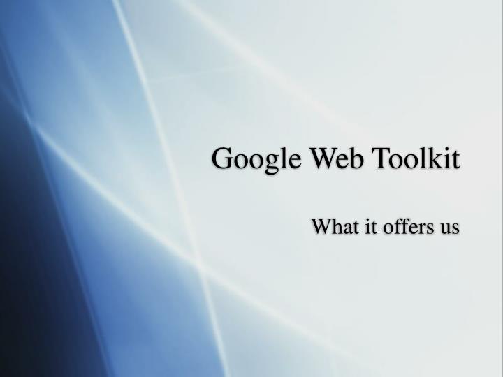 google web toolkit