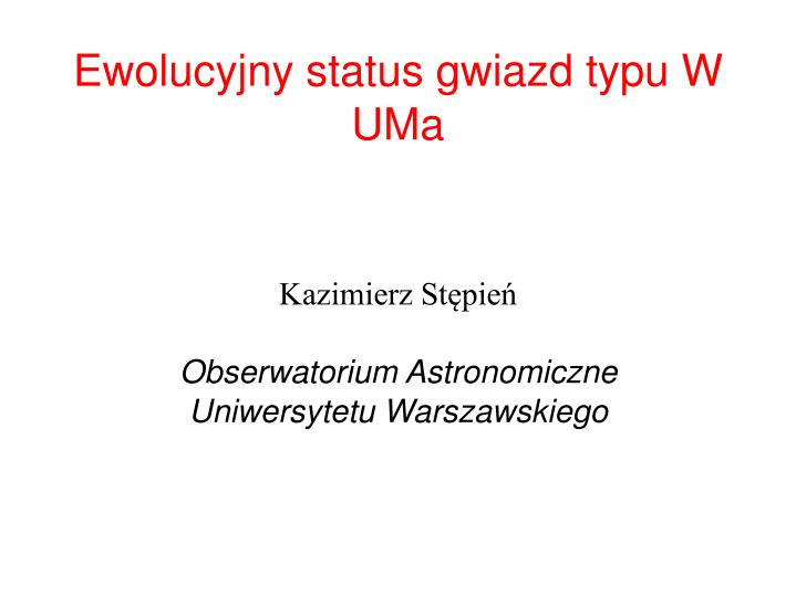kazimierz st pie obserwatorium astronomiczne uniwersytetu warszawskiego