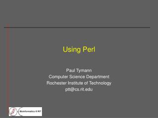 Using Perl