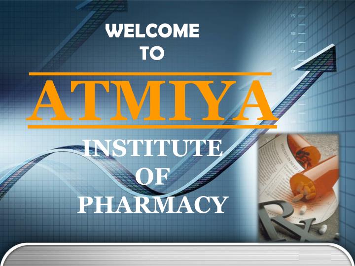 welcome to atmiya institute of pharmacy