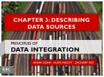 CHAPTER 3: DESCRIBING DATA SOURCES