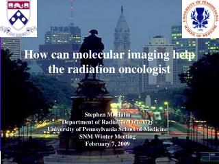 How can molecular imaging help the radiation oncologist