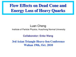 Flow Effects on Dead Cone and Energy Loss of Heavy Quarks