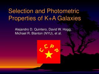 Selection and Photometric Properties of K+A Galaxies