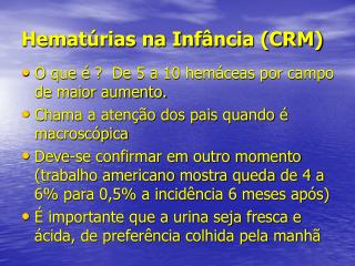 hemat rias na inf ncia crm