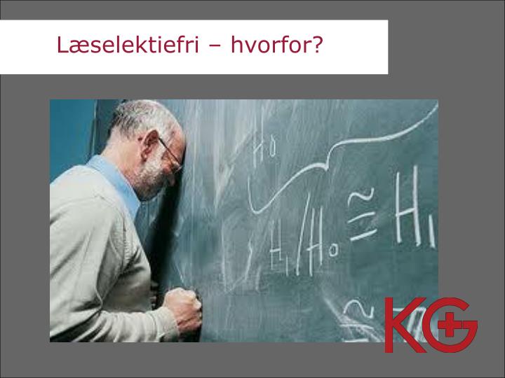 l selektiefri hvorfor