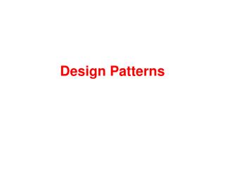 design patterns