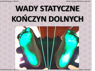 WADY STATYCZNE KO?CZYN DOLNYCH