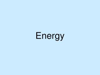 energy