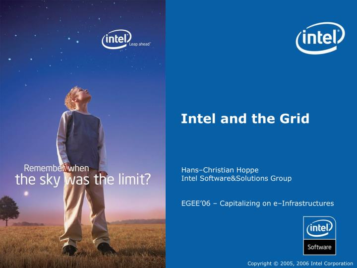 intel and the grid
