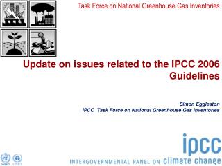 Update on issues related to the IPCC 2006 Guidelines