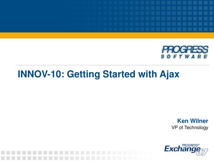 innov 10 getting started with ajax