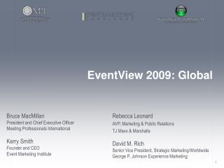 EventView 2009: Global