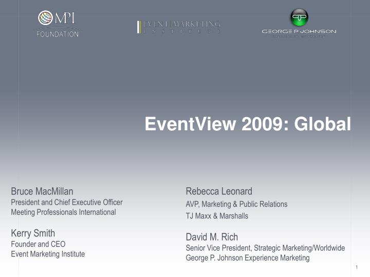 eventview 2009 global