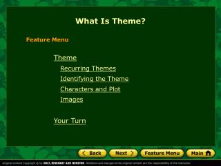 What Is Theme?