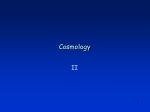 Cosmology - slide 1