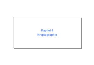 kapitel 4 kryptographie