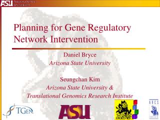 Planning for Gene Regulatory Network Intervention