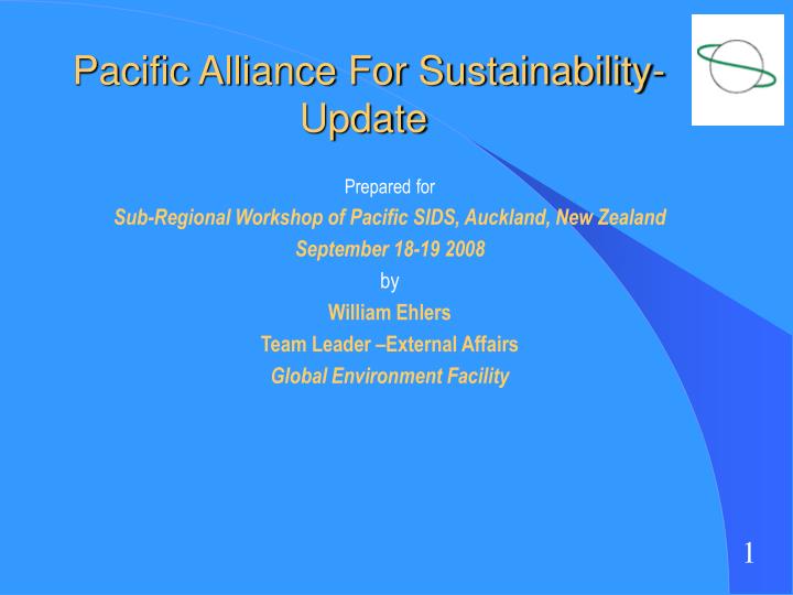 pacific alliance for sustainability update