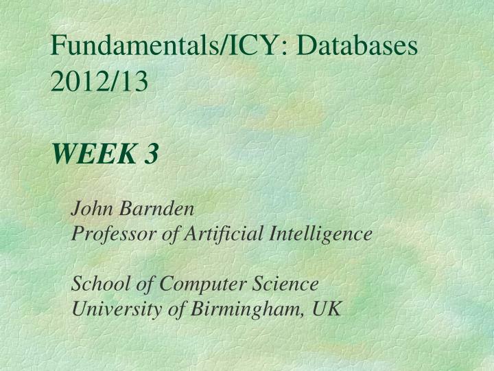 fundamentals icy databases 2012 13 week 3
