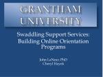 Grantham University - slide 1