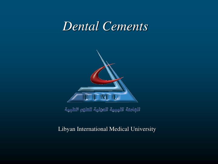 dental cements